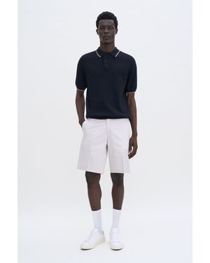 Filippa K Cotton Tailored Shorts - Blue