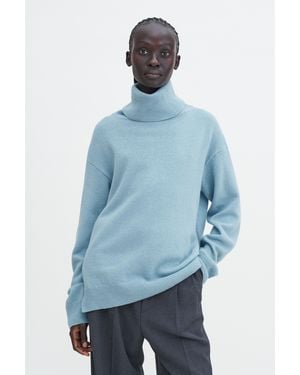 Filippa K Relaxed Turtleneck Jumper - Blue