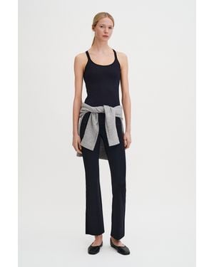 Filippa K Cross-Back Yoga Top - Black