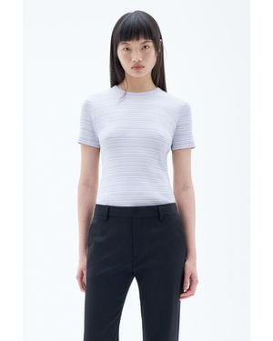 Filippa K Striped Tee - White