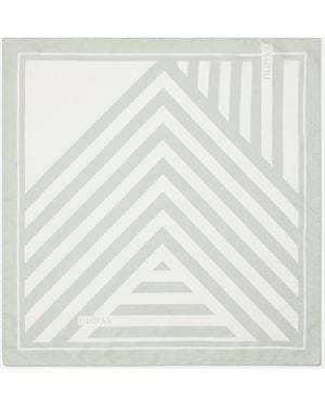 Filippa K Printed Silk Scarf - White