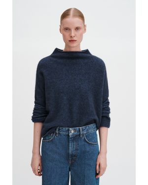 Filippa K Mika Yak Funnelneck Jumper - Blue