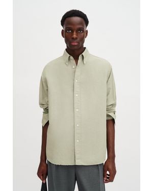 Filippa K Relaxed Cotton Linen Shirt - Natural