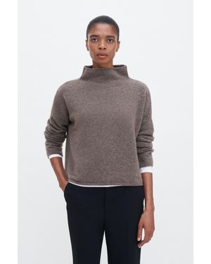 Filippa K Mika Yak Funnelneck Jumper - Grey