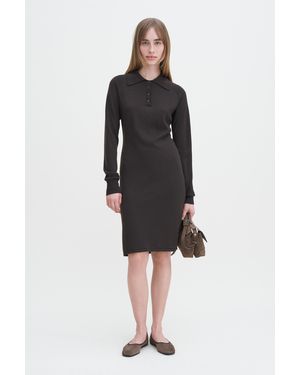 Filippa K Polo Merino Dress - Black
