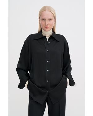 Filippa K Satin Shirt - Black