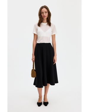 Filippa K Flared Skirt - Black