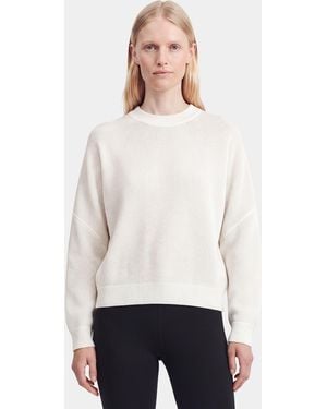 Filippa K Mesh Knit Sweater - White