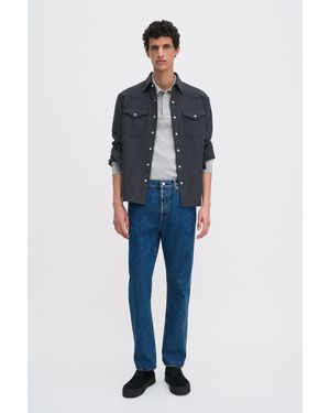 Filippa K Tapered Cropped Jeans - Blue