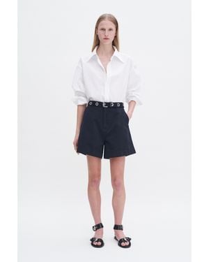 Filippa K Baggy Cotton Shorts - Blue