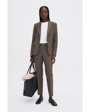 Filippa K Emma Cropped Cool Wool Pants - Black