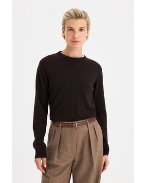 Filippa K Soft Wool Crewneck Jumper - Black