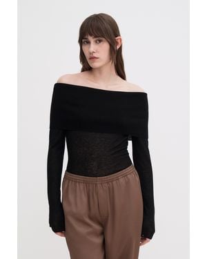 Filippa K Light Off Shoulder Top - Blue