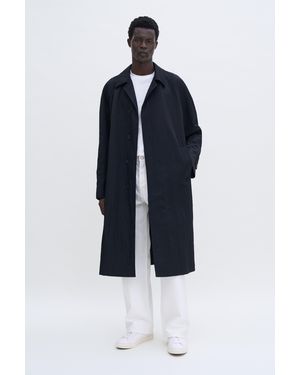 Filippa K Nylon Gabardine Car Coat - Blue