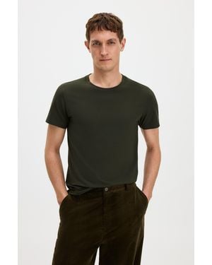 Filippa K Stretch Cotton Tee - Green