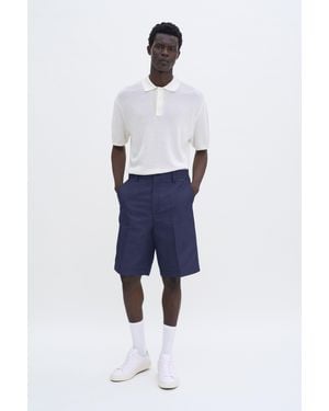 Filippa K Oversized Work Shorts - Blue