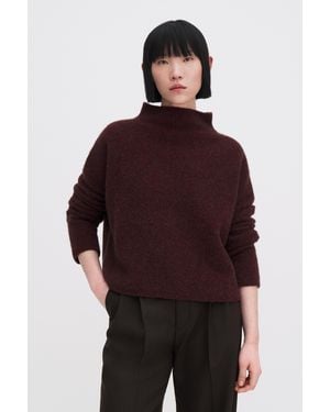 Filippa K Mika Yak Funnelneck Jumper - Red