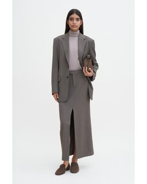 Filippa K Long Tailored Skirt - Multicolour