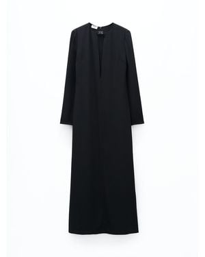 Filippa K Long Split Dress - Blue