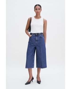 Filippa K Jean Work Shorts - Blue