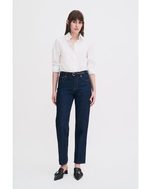 Filippa K Cropped Tapered Jeans - Blue