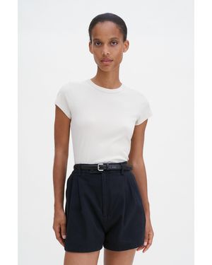 Filippa K Fine Rib Tee - White