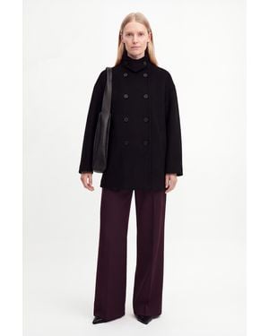 Filippa K Amelia Doublé Peacoat - Black