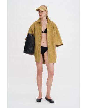 Filippa K Gathered Back Bikini Top - Black