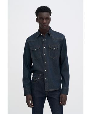 Filippa K Western Denim Shirt - Blue