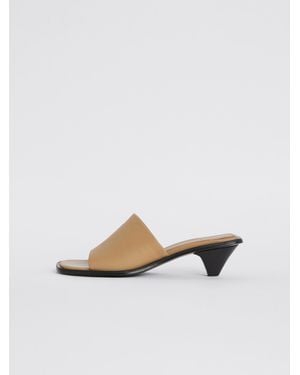 Filippa K Naima Mid Heel Sandal - Natural
