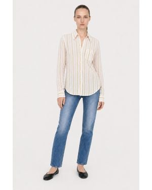 Filippa K Seersucker Stripe Shirt - White