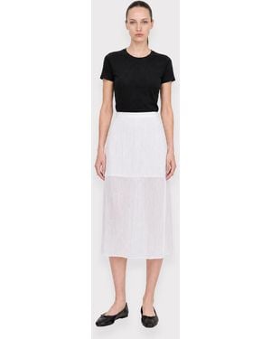 Filippa K Crinkle Skirt - White