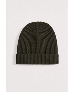 Filippa K Merino Rib Hat - Green