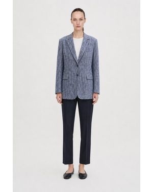 Filippa K Davina Textured Blazer - Blue