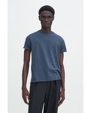 Filippa K Roll Neck Tee - Blue