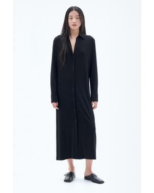 Filippa K Relaxed Jersey Shirt Dress - Blue