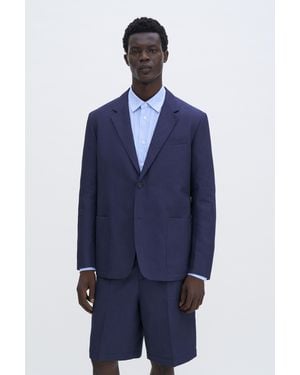 Filippa K Patch Pocket Blazer - Blue