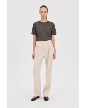 Filippa K Julie Linen Trousers - Natural