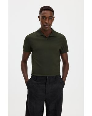 Filippa K Stretch Cotton Polo T-Shirt - Multicolour