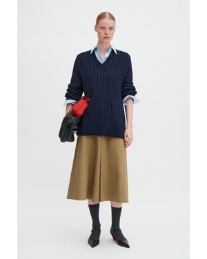 Filippa K Box Pleat Skirt - Blue