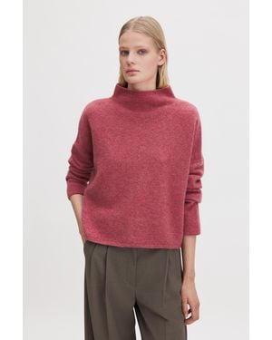 Filippa K Mika Yak Funnelneck Jumper - Red