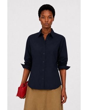 Filippa K Classic Poplin Shirt - Blue