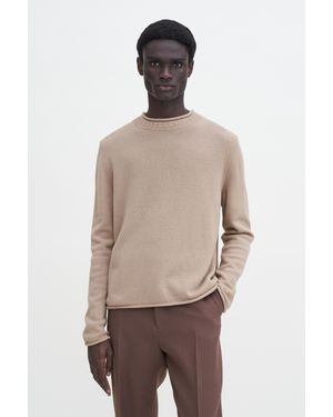 Filippa K Rolled Hem Jumper - Natural