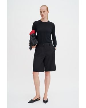 Filippa K Claire Cotton Shorts - Black