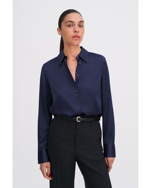 Filippa K Silk Shirt - Blue