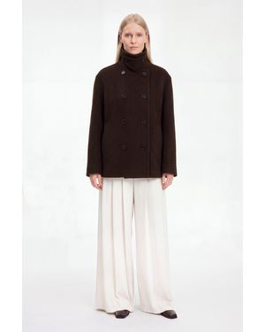 Filippa K Amelia Doublé Peacoat - Brown