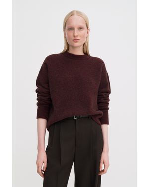 Filippa K Wool Yak Crewneck Jumper - Purple