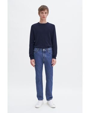 Filippa K Tapered Cropped Jeans - Blue