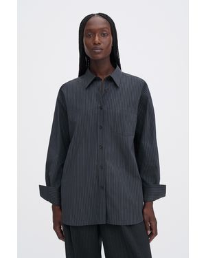 Filippa K Sammy Pinstripe Shirt - Blue