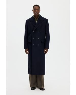 Filippa K Damian Wool Coat - Blue